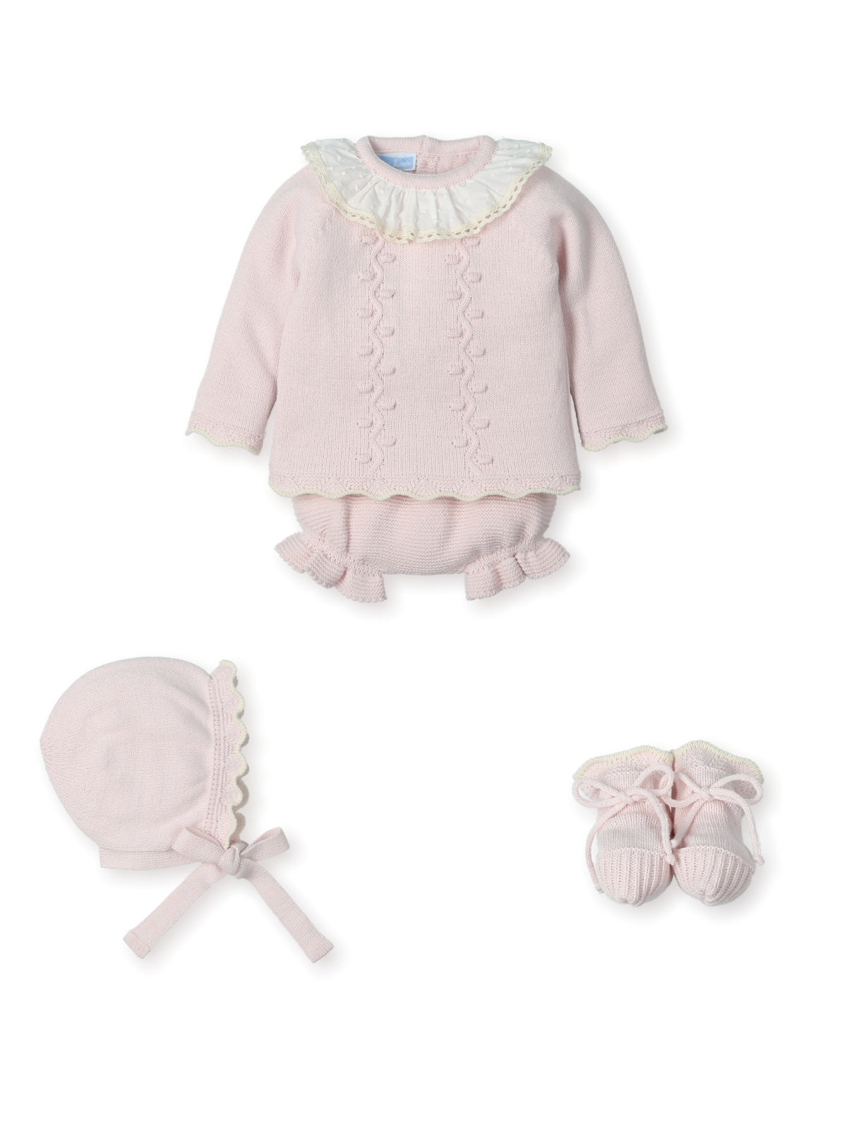 Conjunto 4P Cuello Popelin Bolillo Quarz Charme