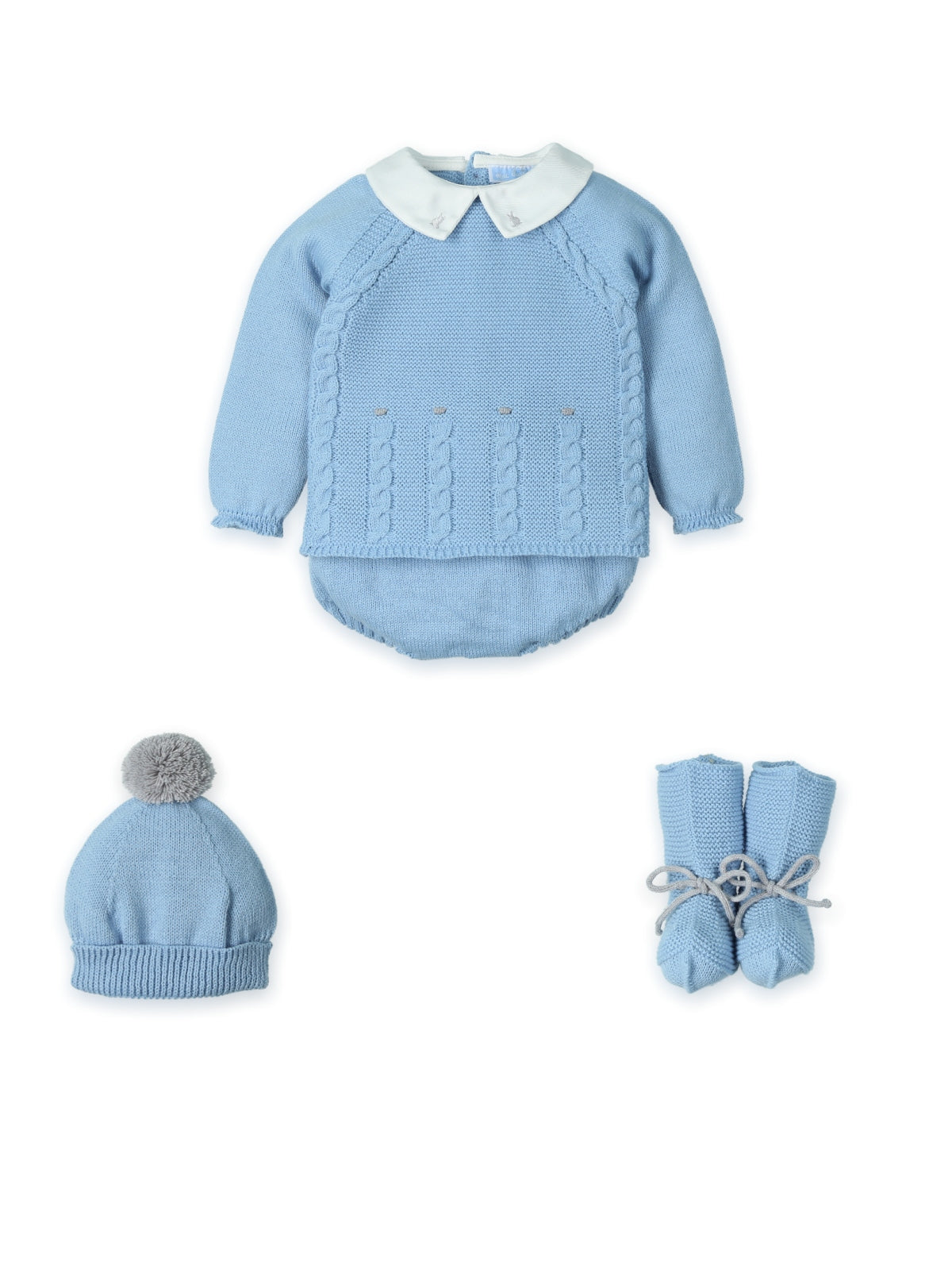 Conjunto 4P Polar Trenz Dots