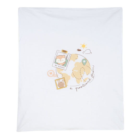 Colcha Para Cochecito Charro Blanco