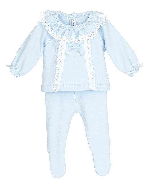 Conjunto Polaina Gregal Celeste