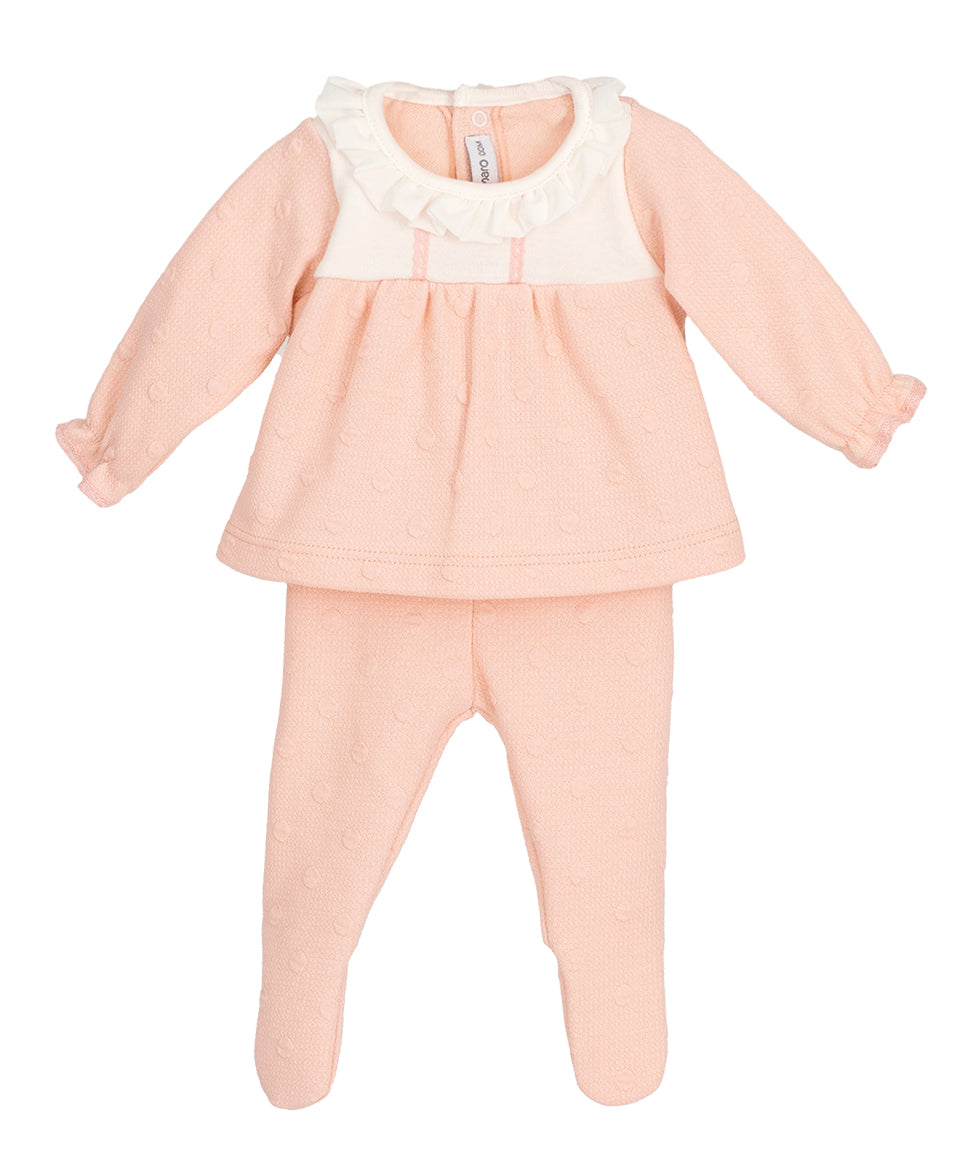 Conjunto Polaina Burán Melocotón