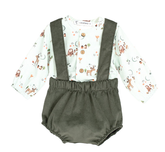 Conjunto Niño Pololo Simun Verde