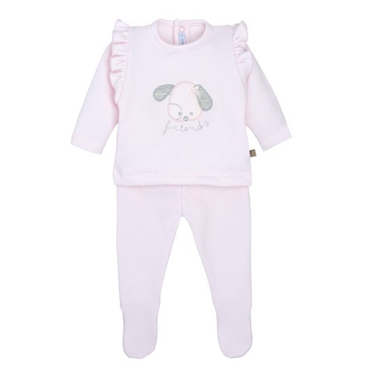 Conjunto Polaina Burela Rosa