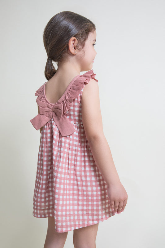 Vestido Vichy Maquillaje