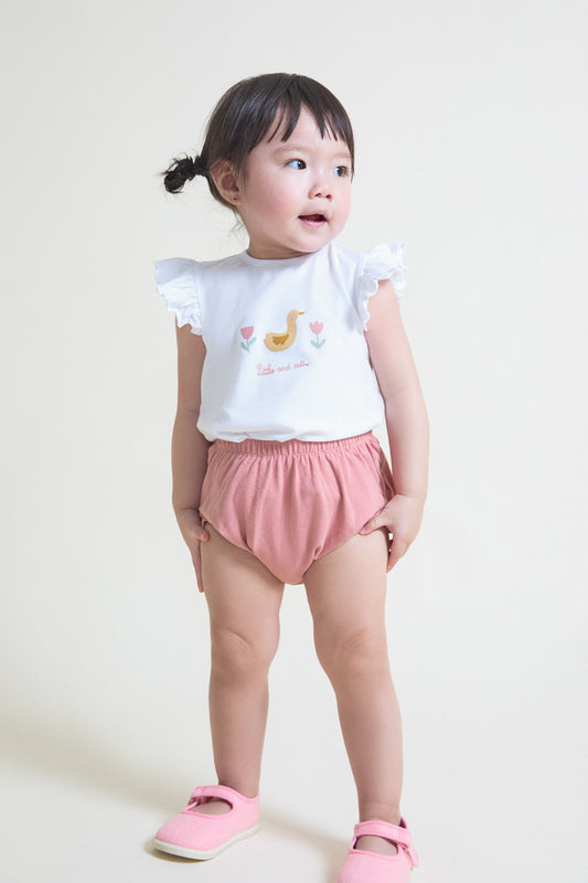 Conjunto Little Cua Rosa