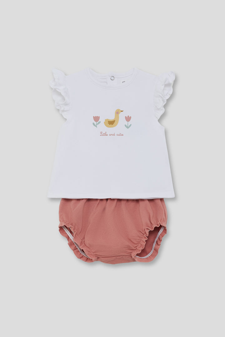 Conjunto Little Cua Rosa