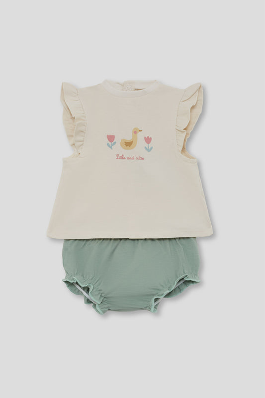 Conjunto Little Cua Verde