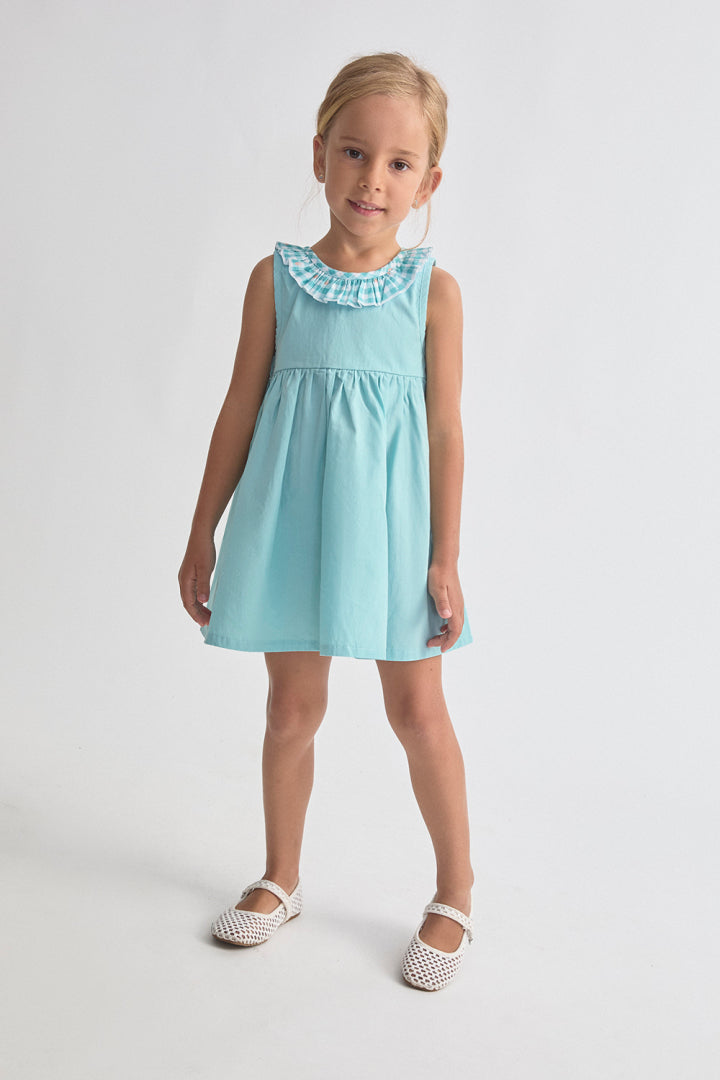 Conjunto Niño Vichy Turquesa