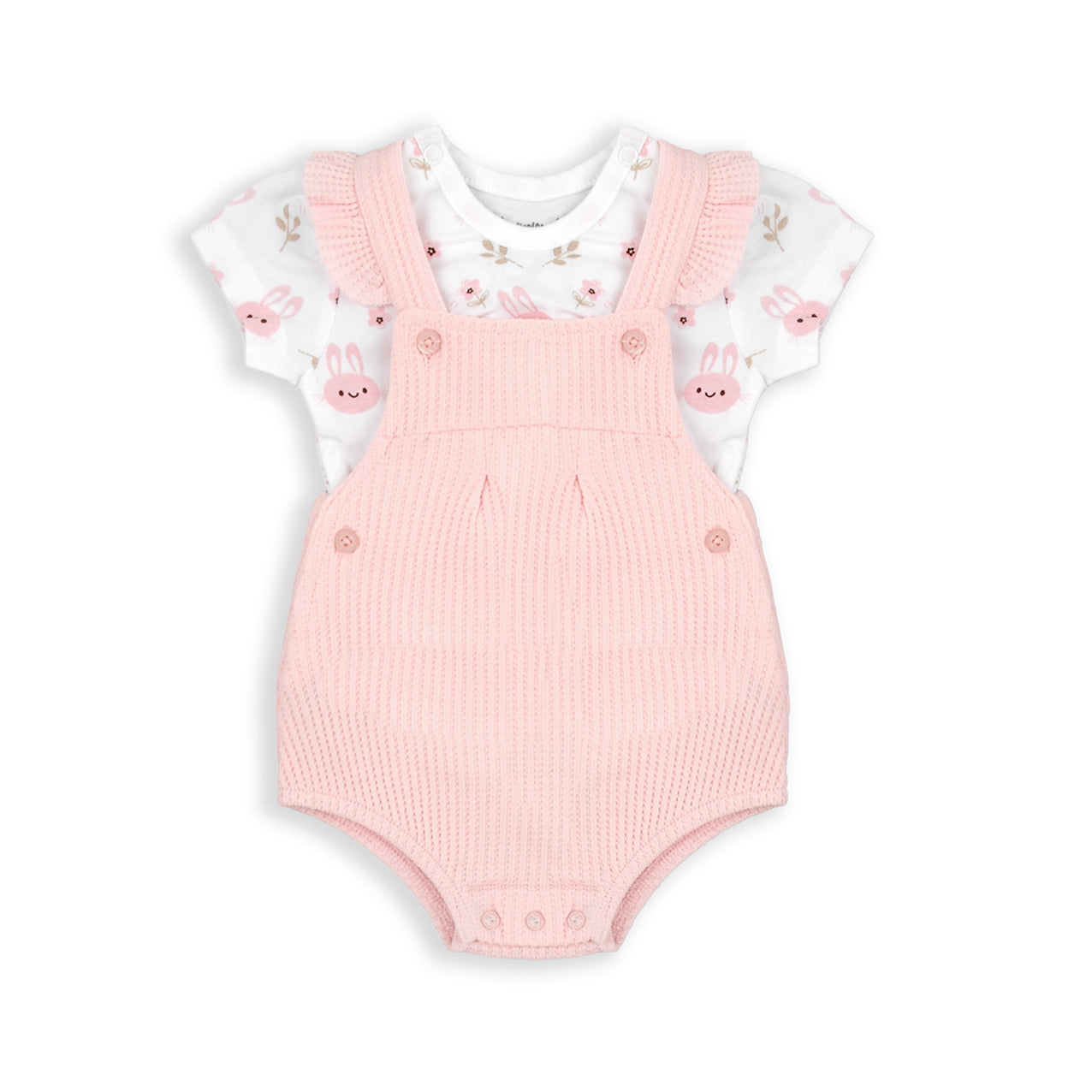 Conjunto Peto Rosa Rabbit