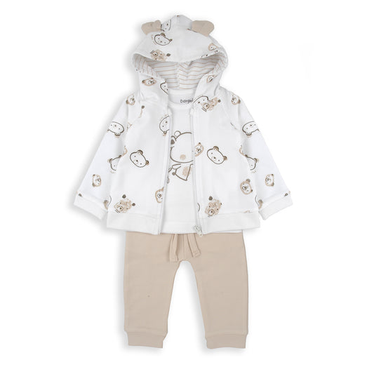 Conjunto 3 Piezas Oso