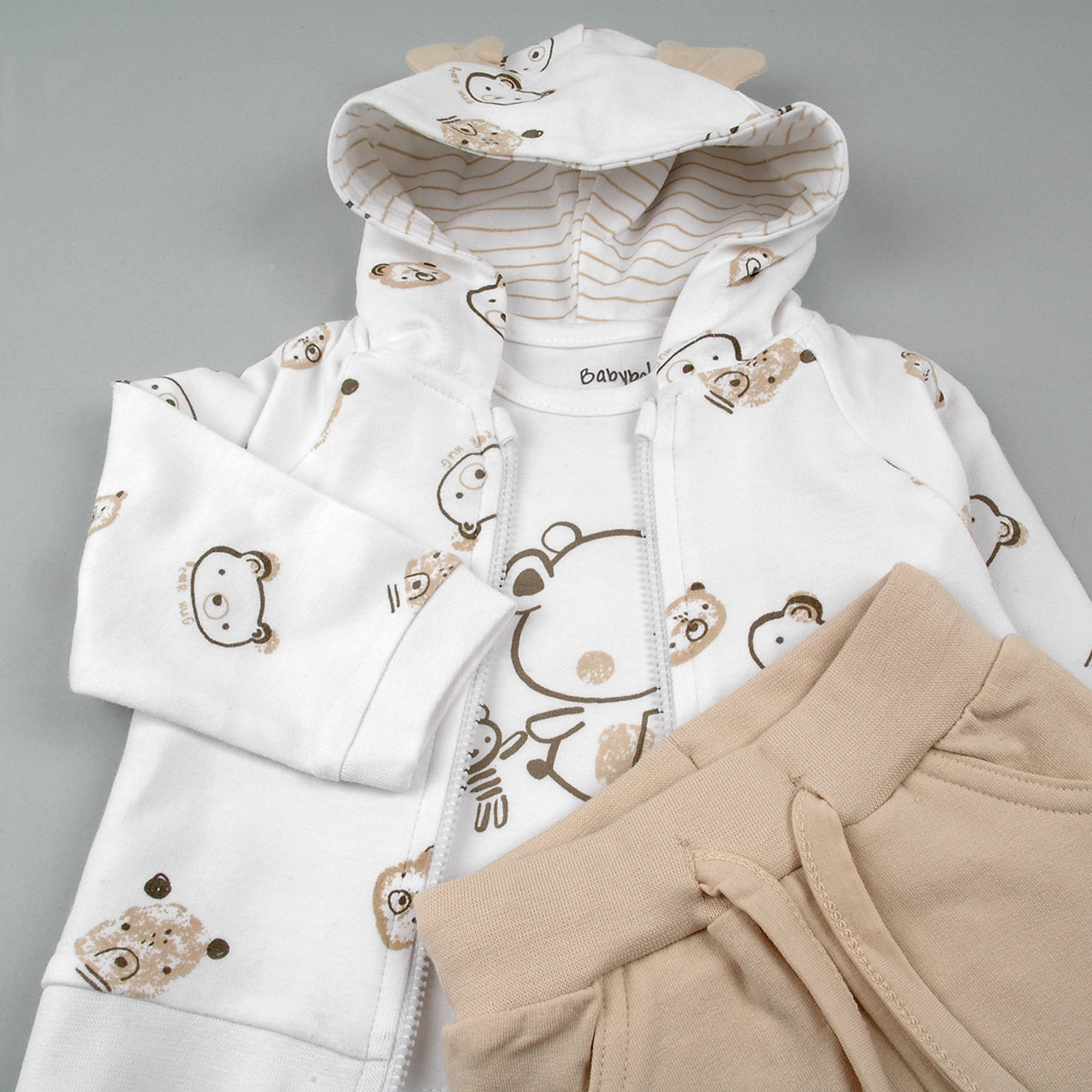 Conjunto 3 Piezas Oso