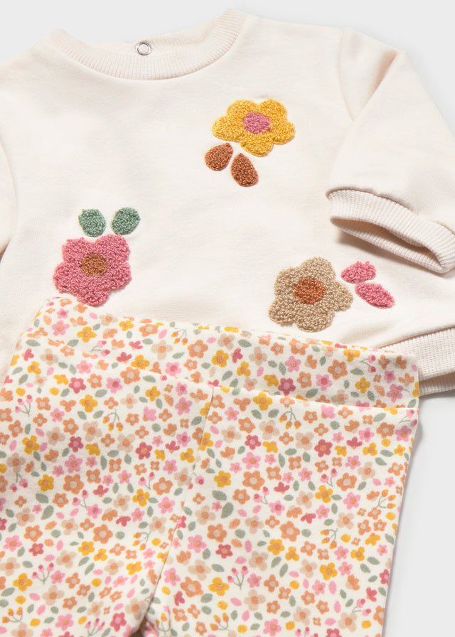 Conjunto 4p Chandal Flores