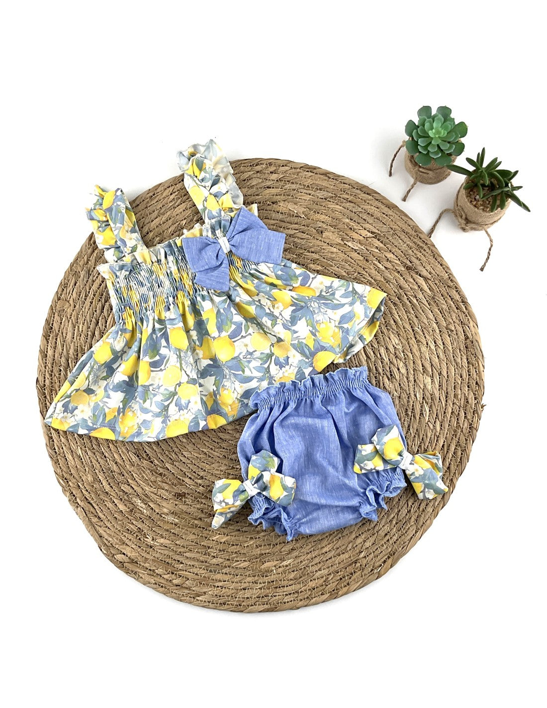 Conjunto Azul Limones