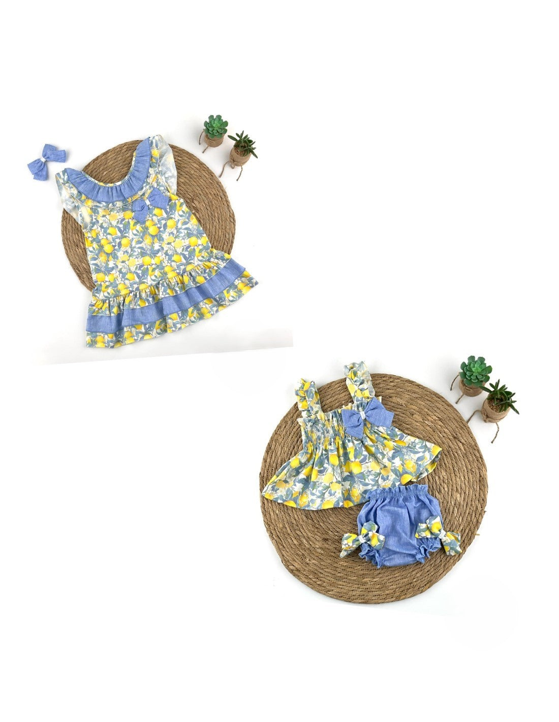 Conjunto Azul Limones
