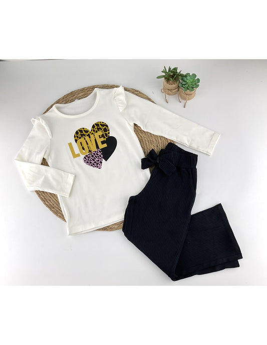 Conjunto Leggins Love Corazones