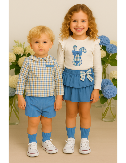 Conjunto Falda Cielo