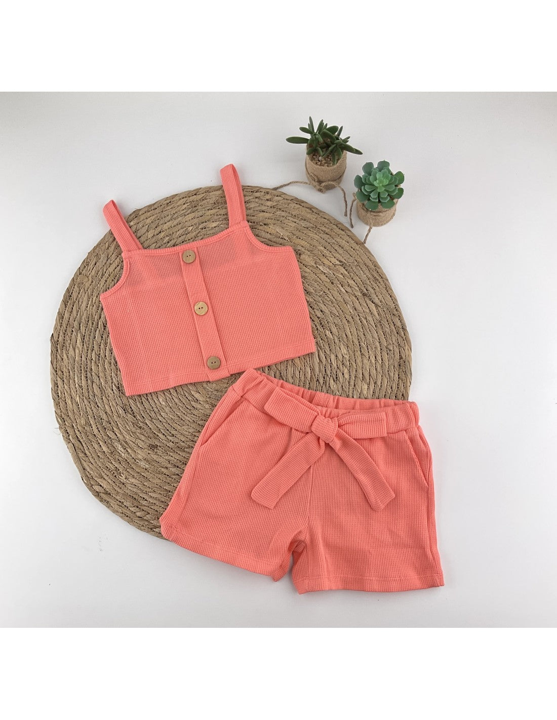Conjunto Tirantes Coral
