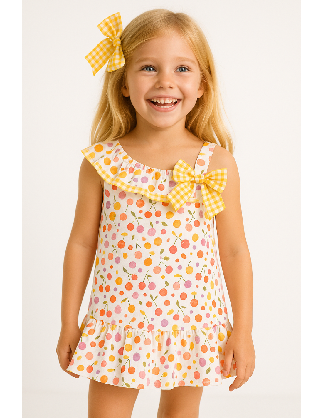 Vestido Cerezas Vichy