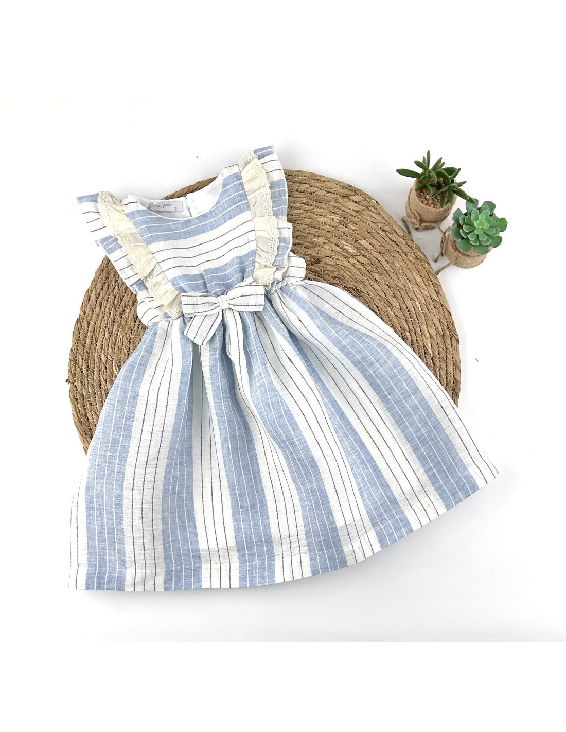 Vestido Lino Raya