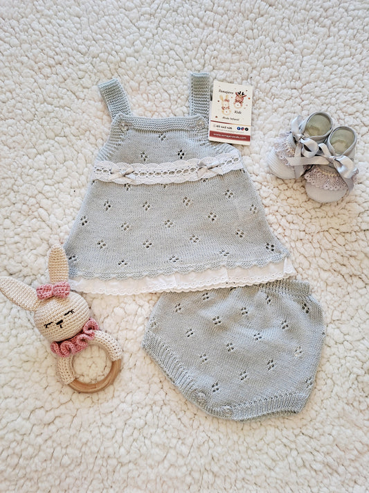 Tirantes con Braguita Gris