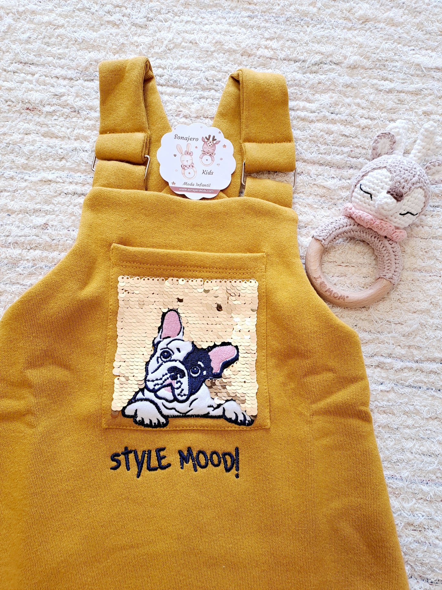 Pichi Niña Mostaza Perrito