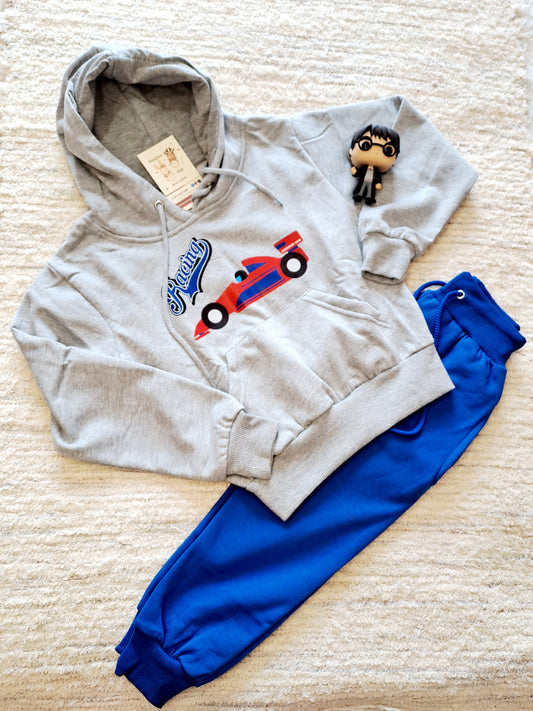 Conjunto Gris Azulón Speed