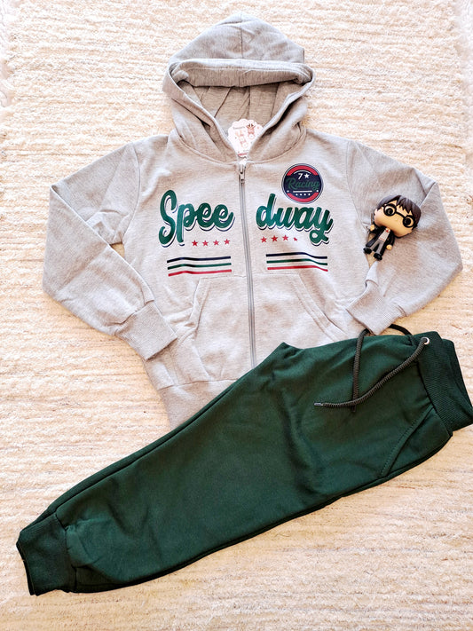 Conjunto Gris Verde Spee Duay