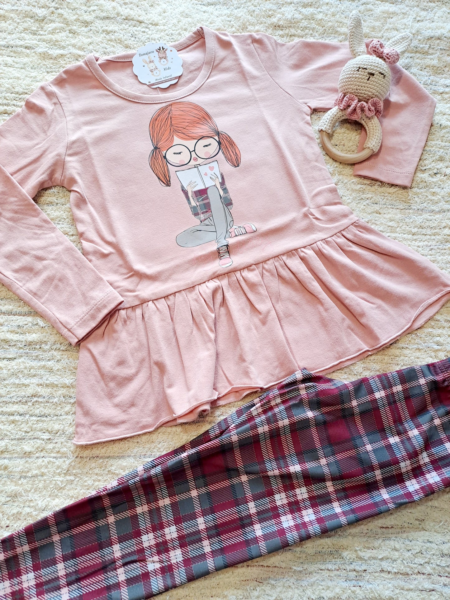 Conjunto Leggins Niña Lectora
