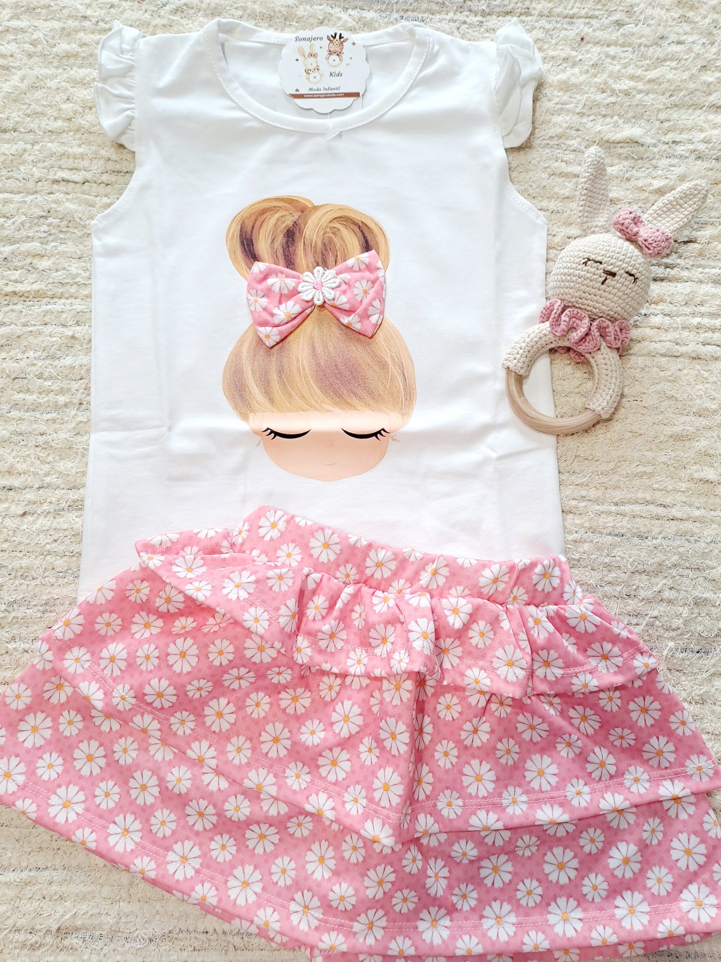 Conjunto Sueño Lazo Fresa