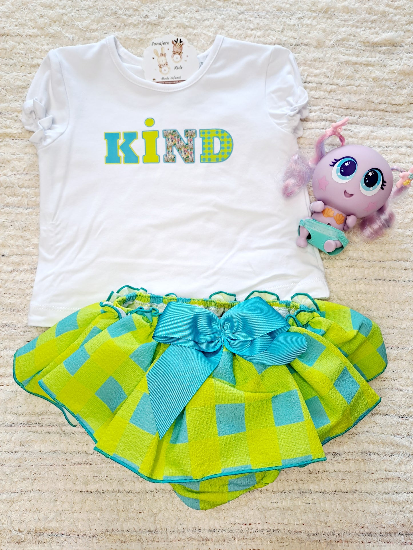 Conjunto Menta Camiseta