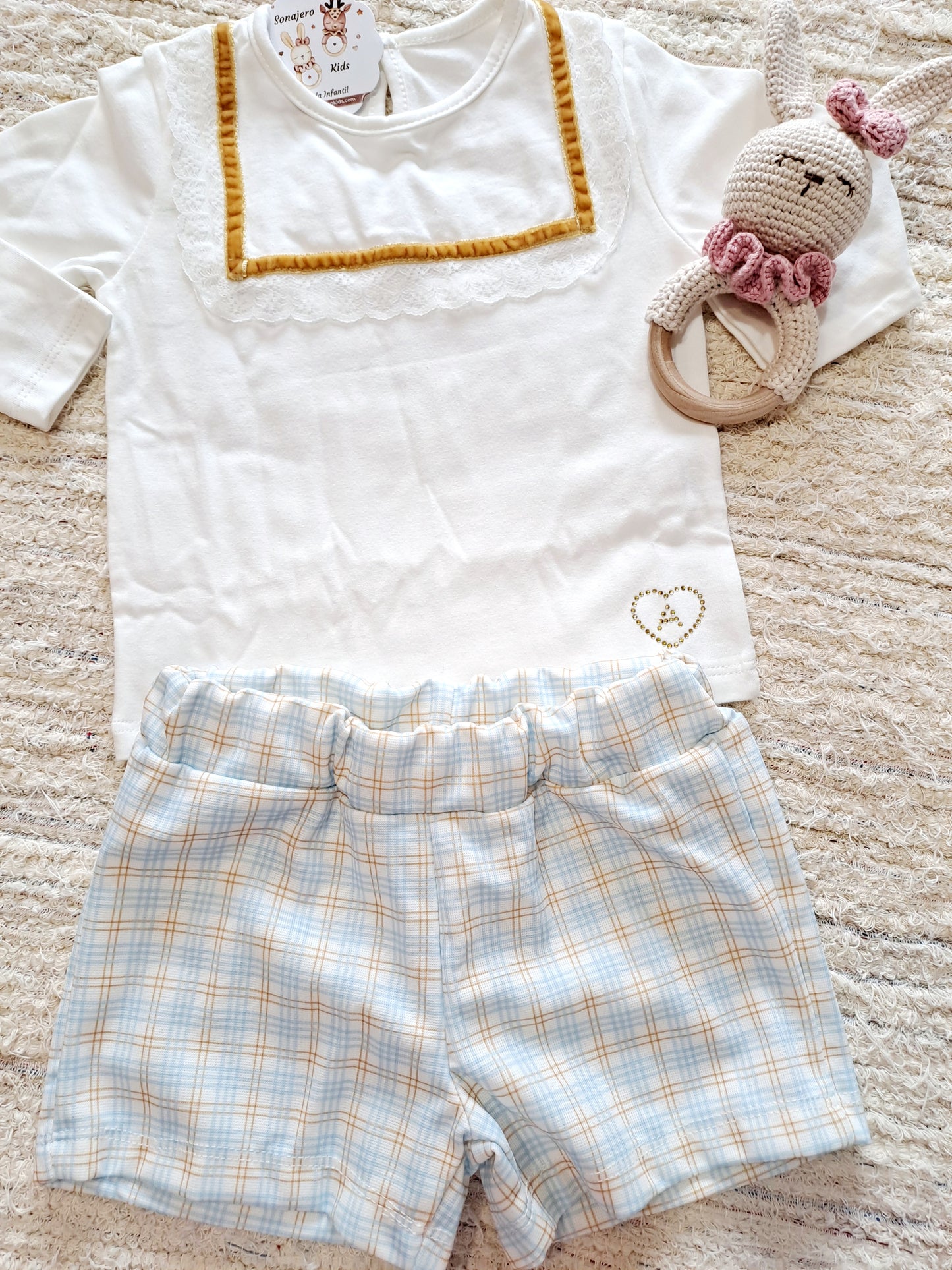 Conjunto Short Cuadros