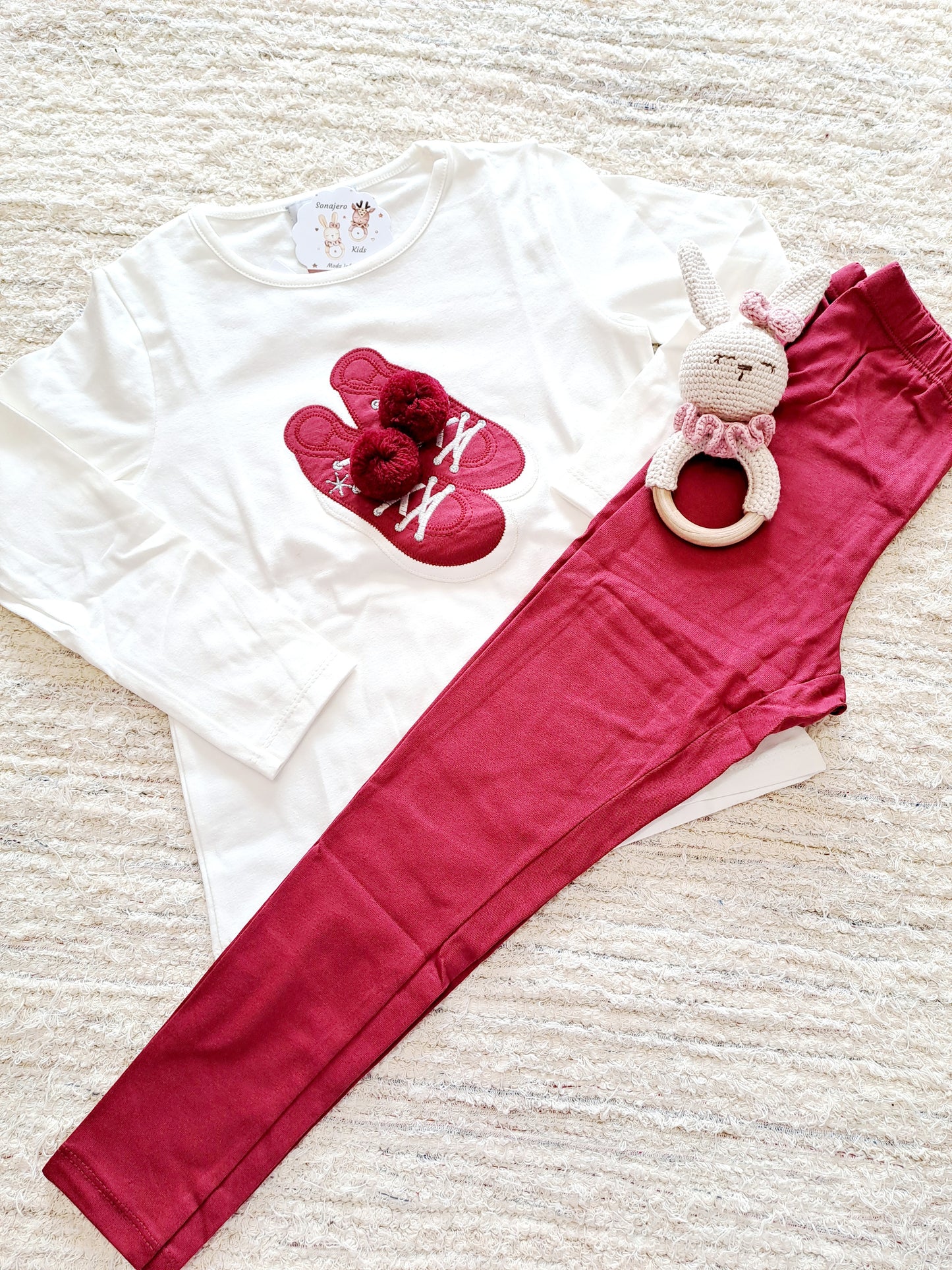 Leggins Zapatillas Pompon