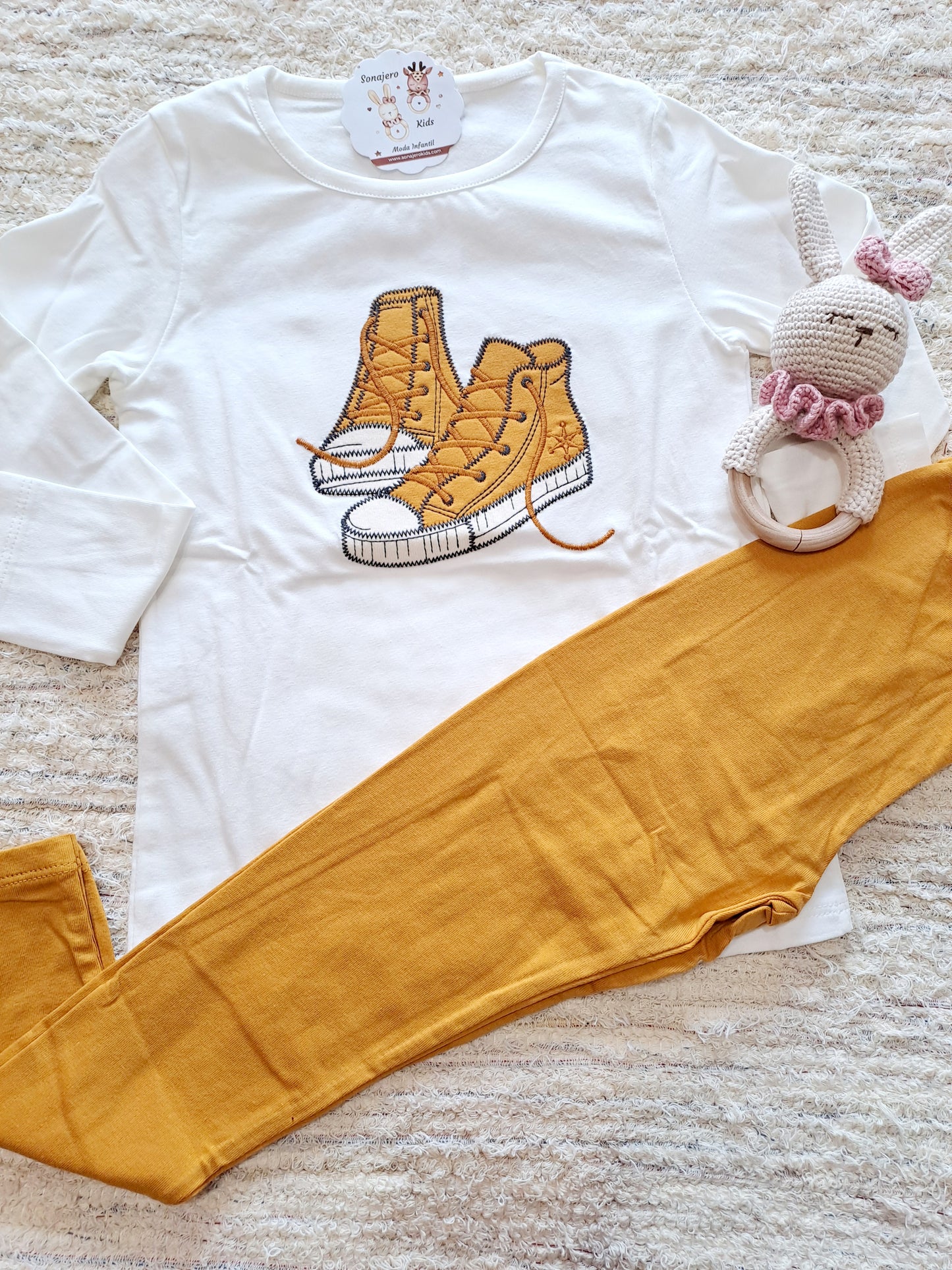 Leggins Botines Amarillo