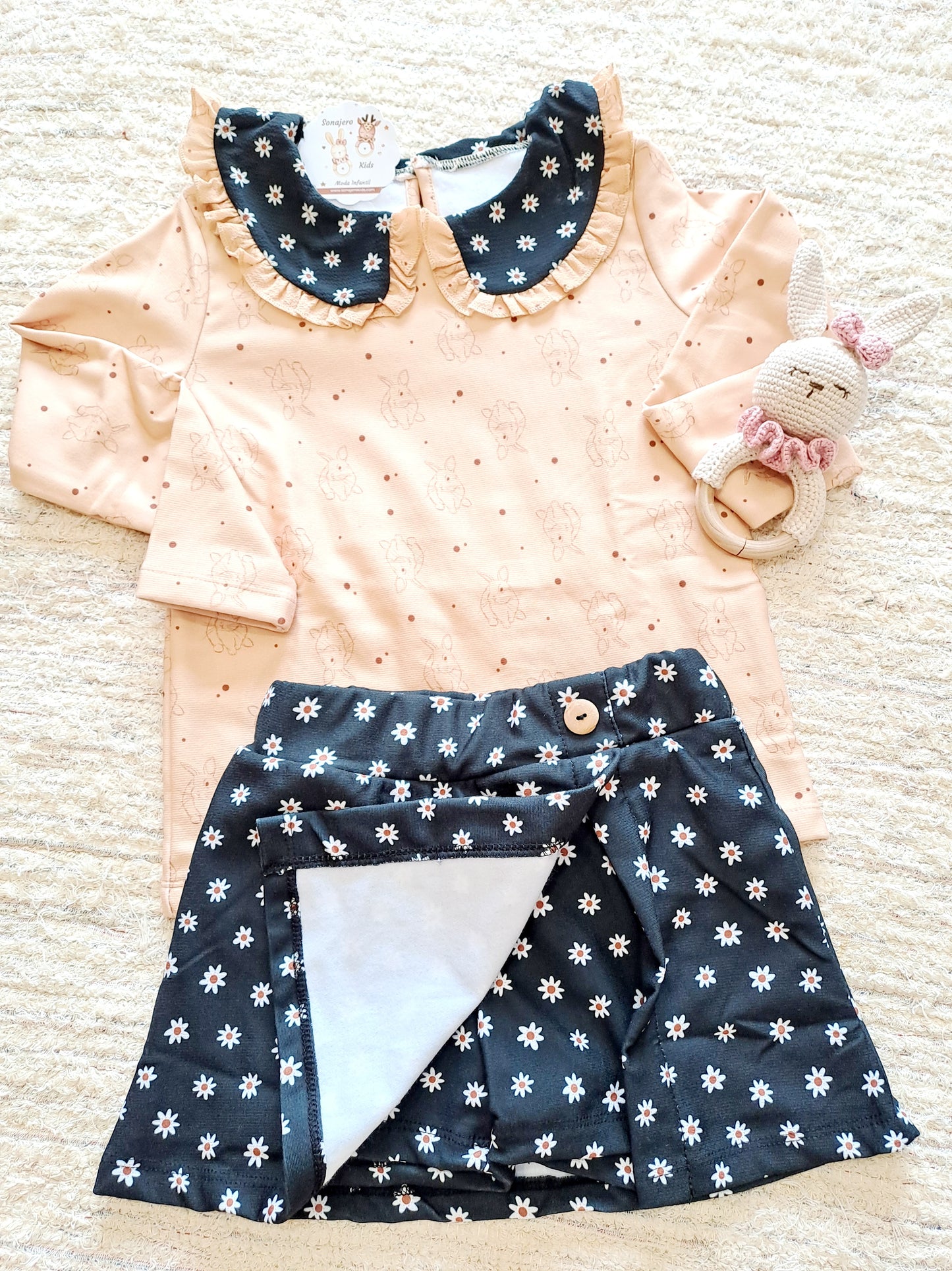 Conjunto Falda Black Rabit