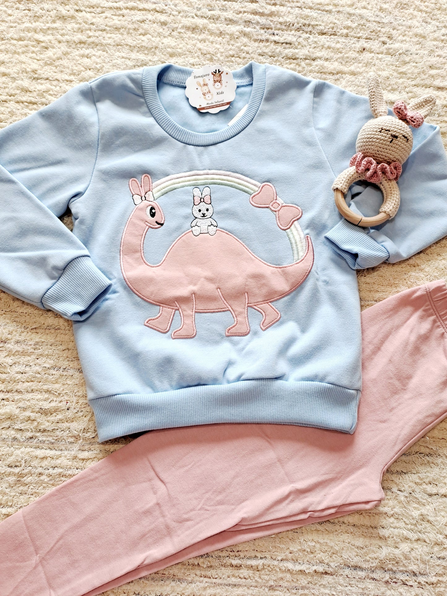 Leggins Dinosaurio Arcoiris