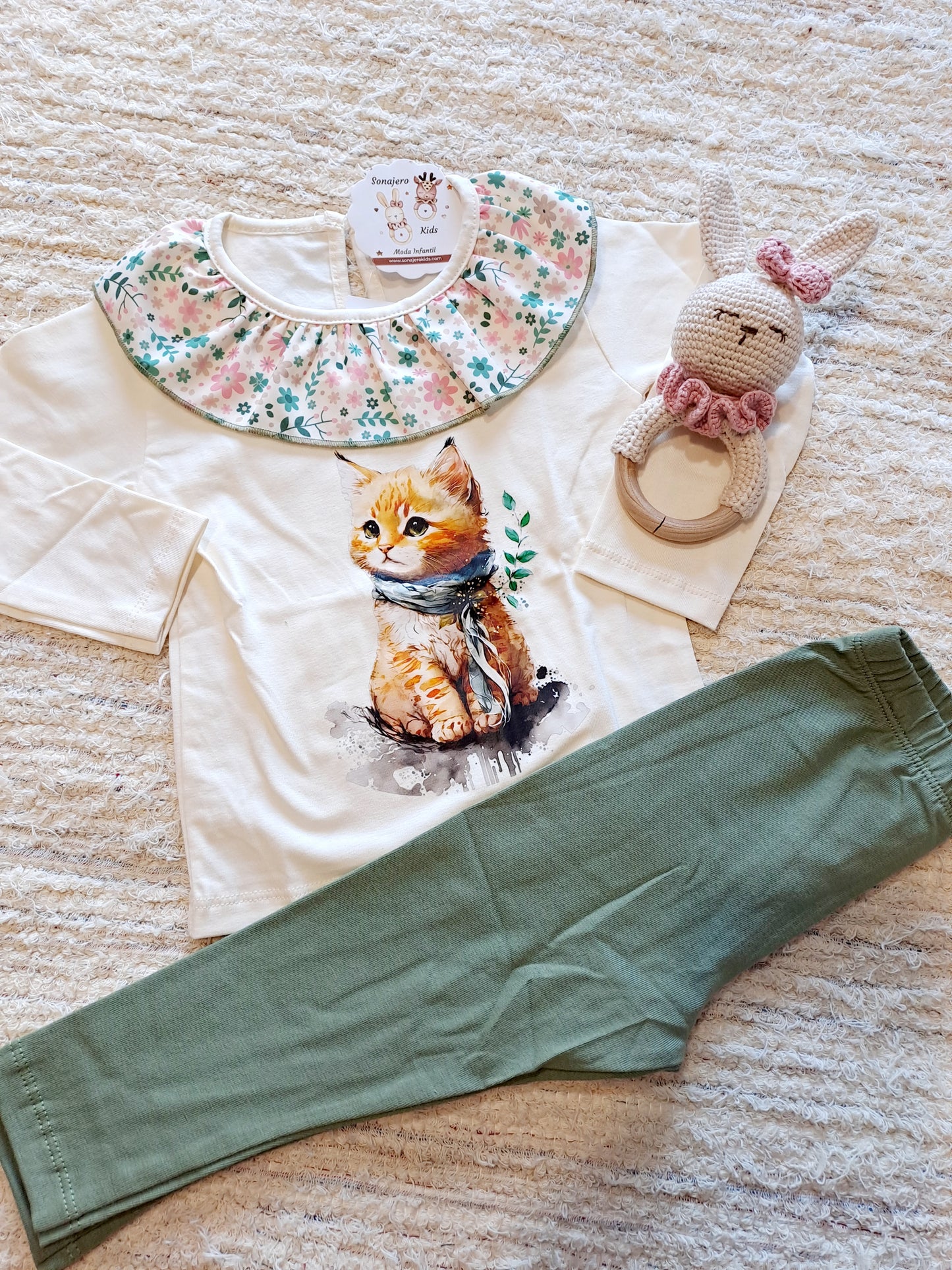 Leggins Gato Bufanda