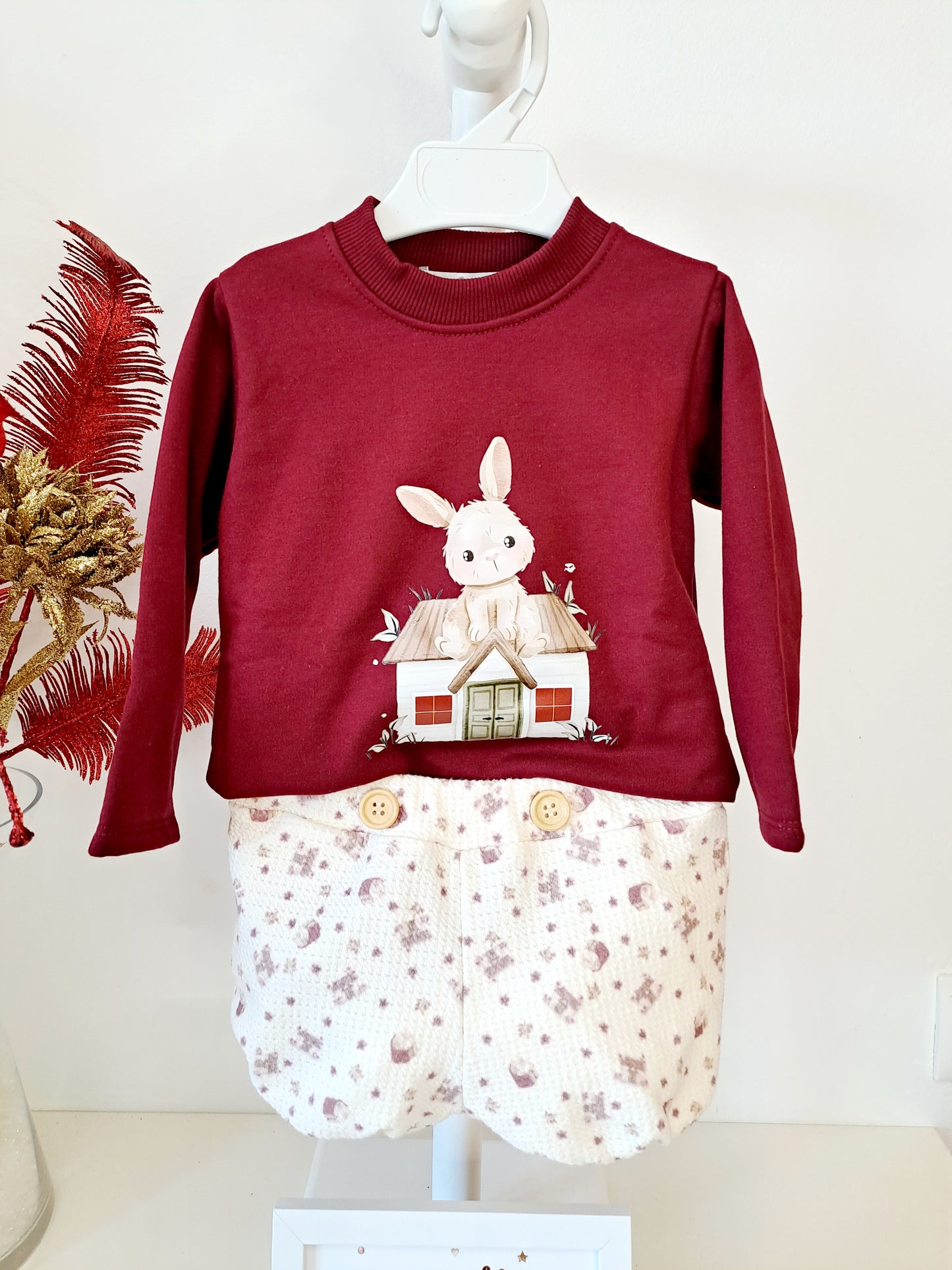 Conjunto Niño Rabbit Noel