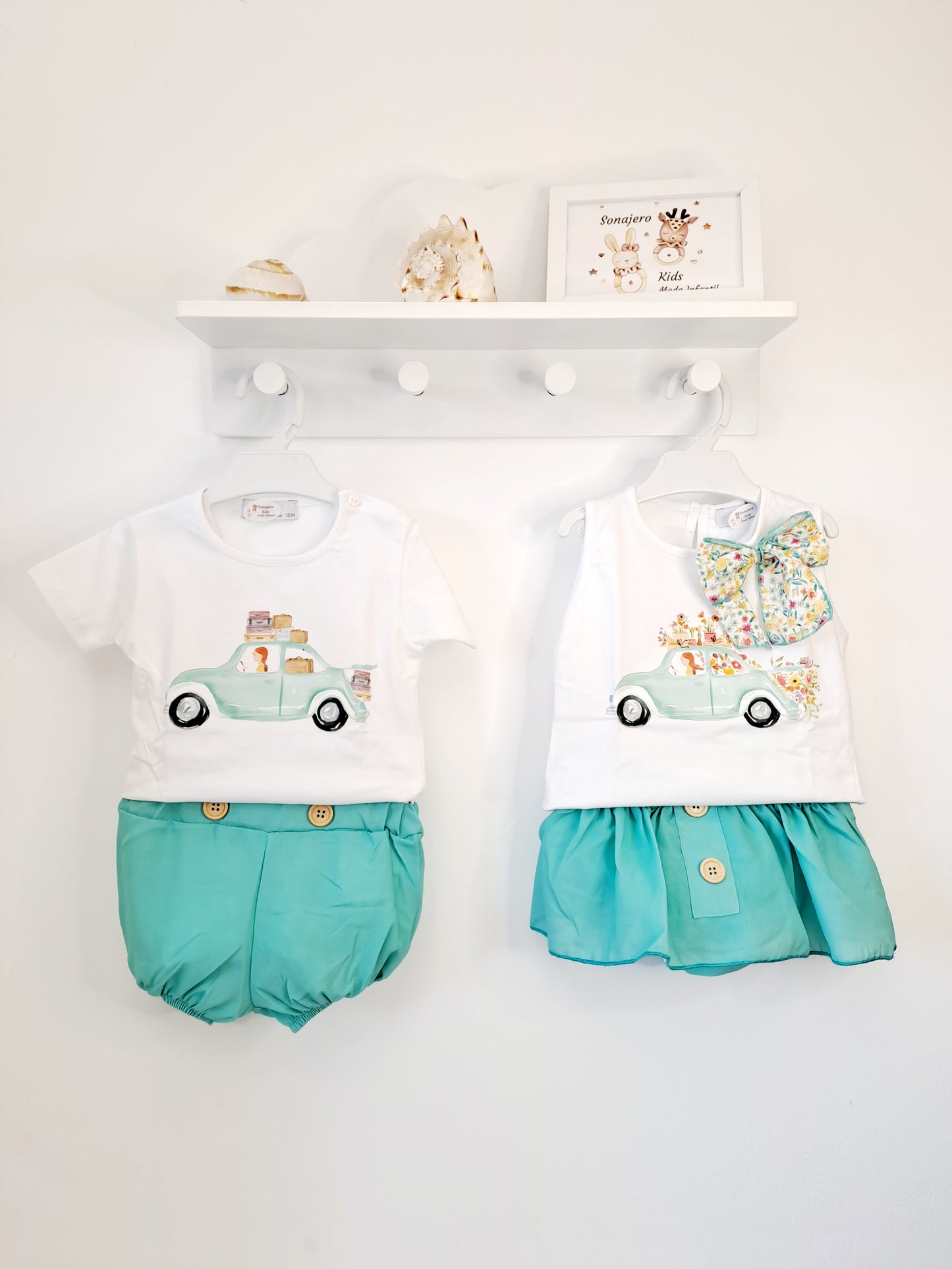 Conjunto Niño Coche