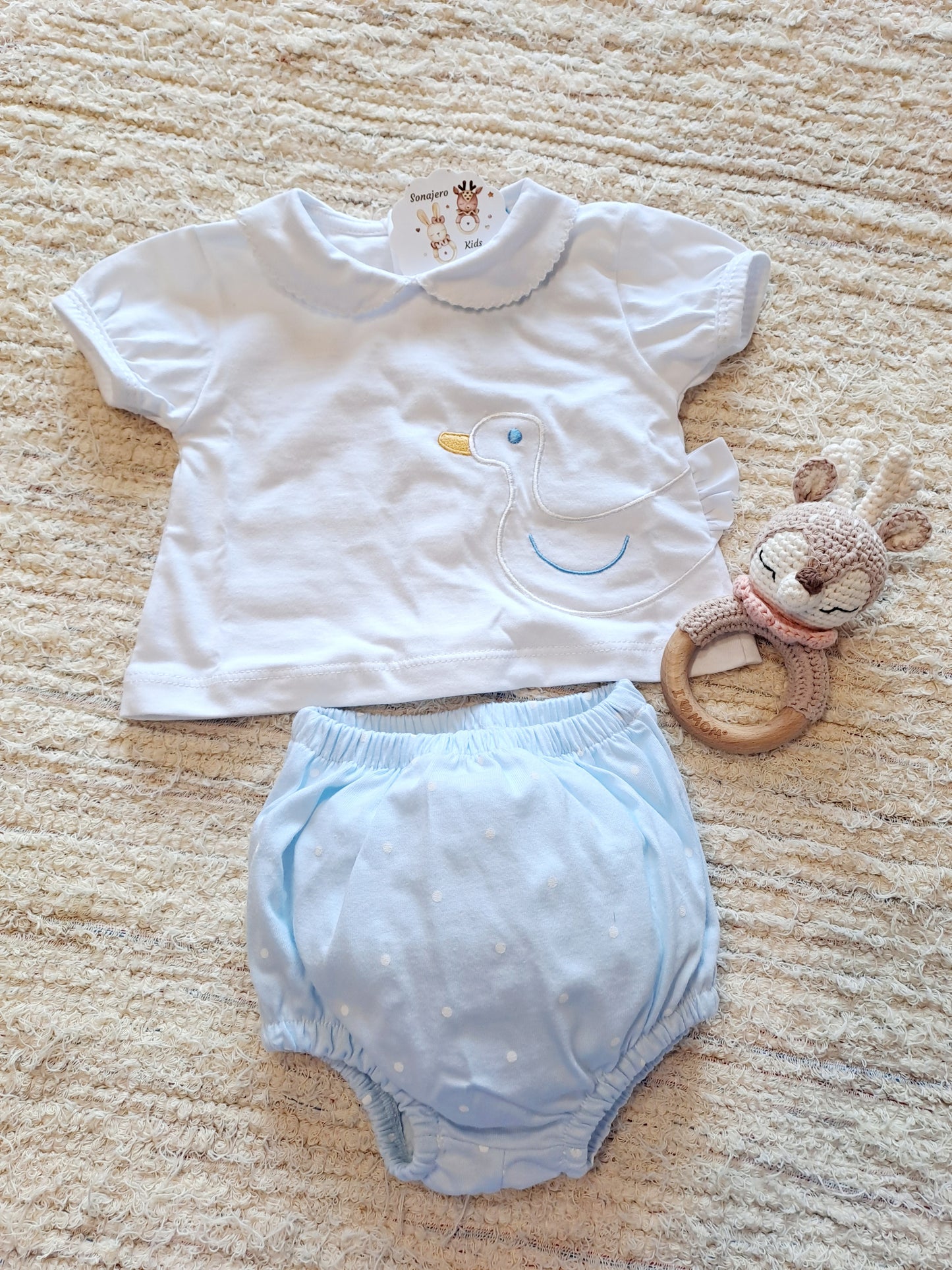 Conjunto Patito Rosa