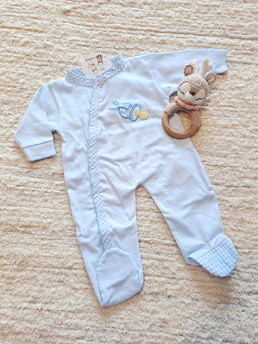 Pelele Chupete Celeste