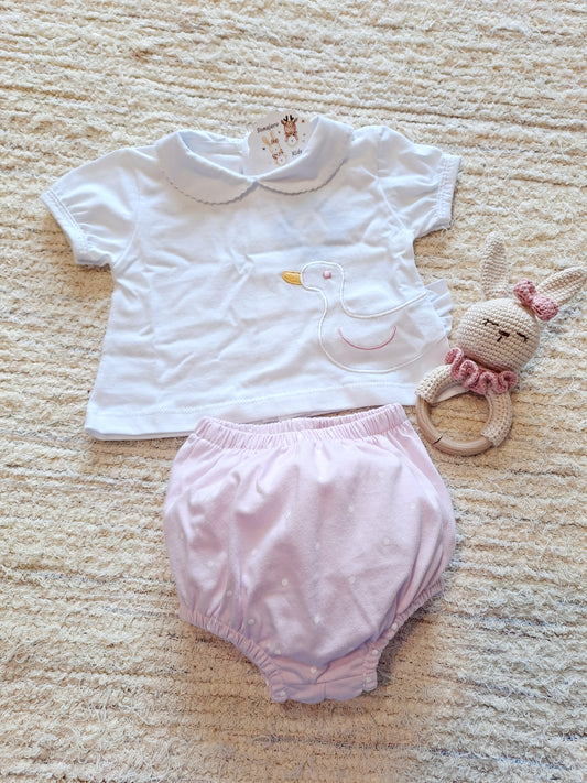 Conjunto Patito Rosa