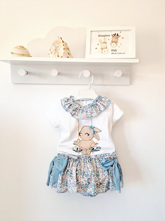 Conjunto Conejita Floral
