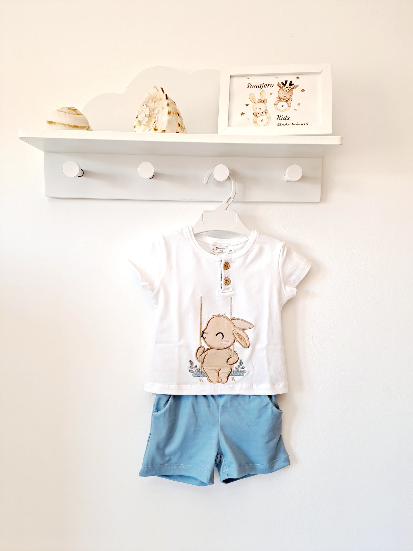 Conjunto Conejita Floral