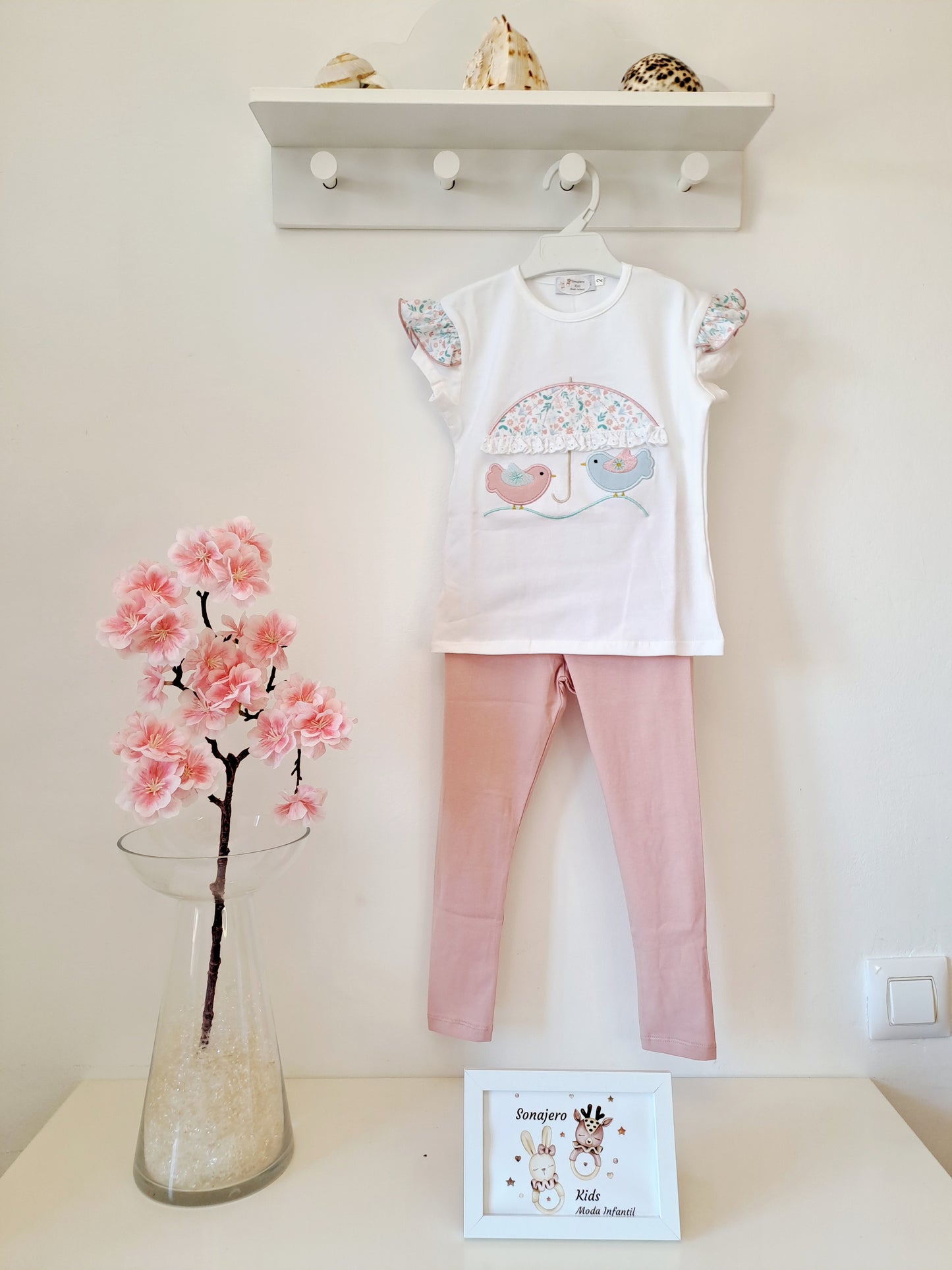 Conjunto Dos Pajaritos Celeste