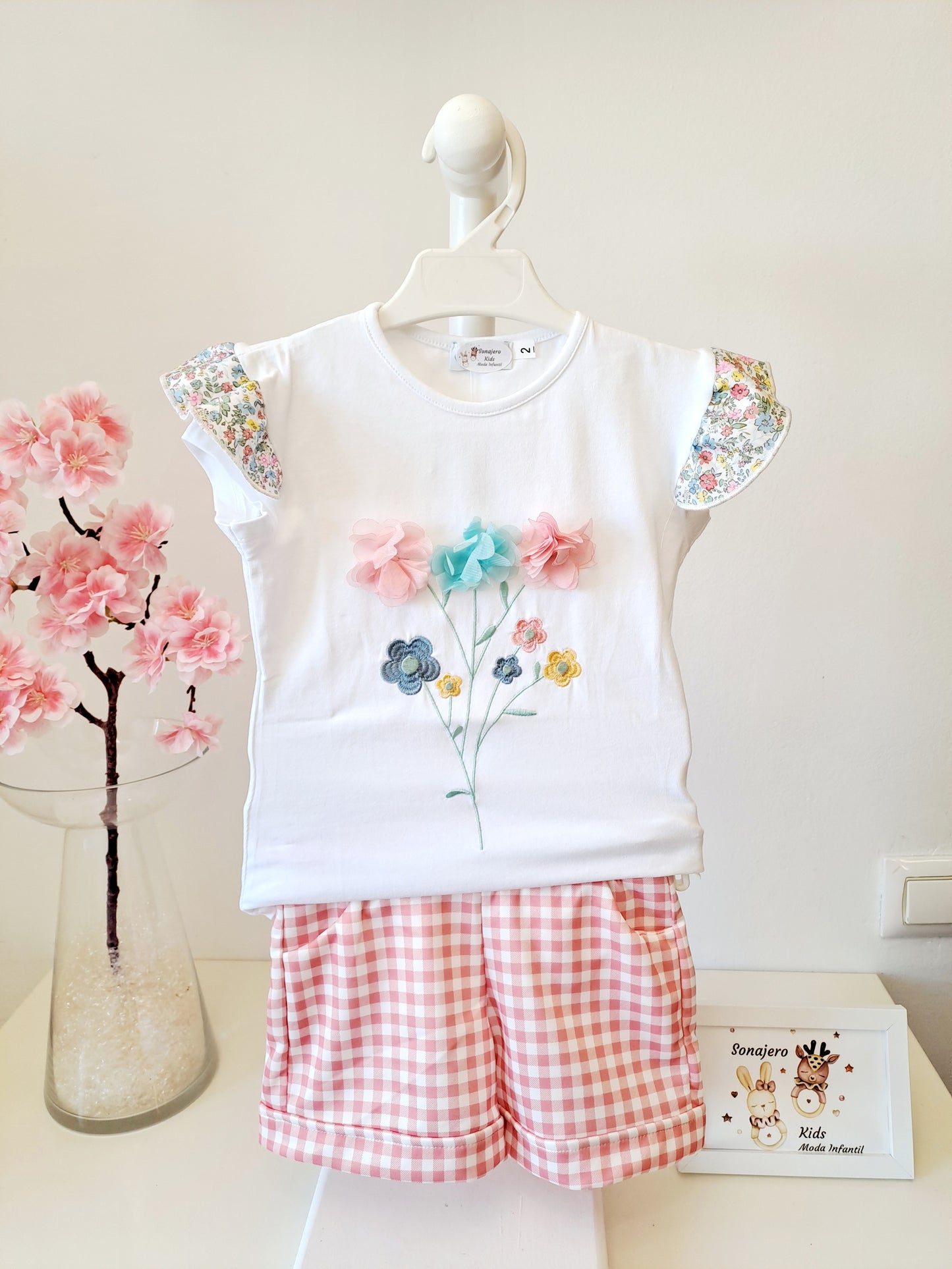 Conjunto Tapeta Vichy