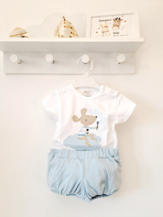 Conjunto Niño Mouse Cloud