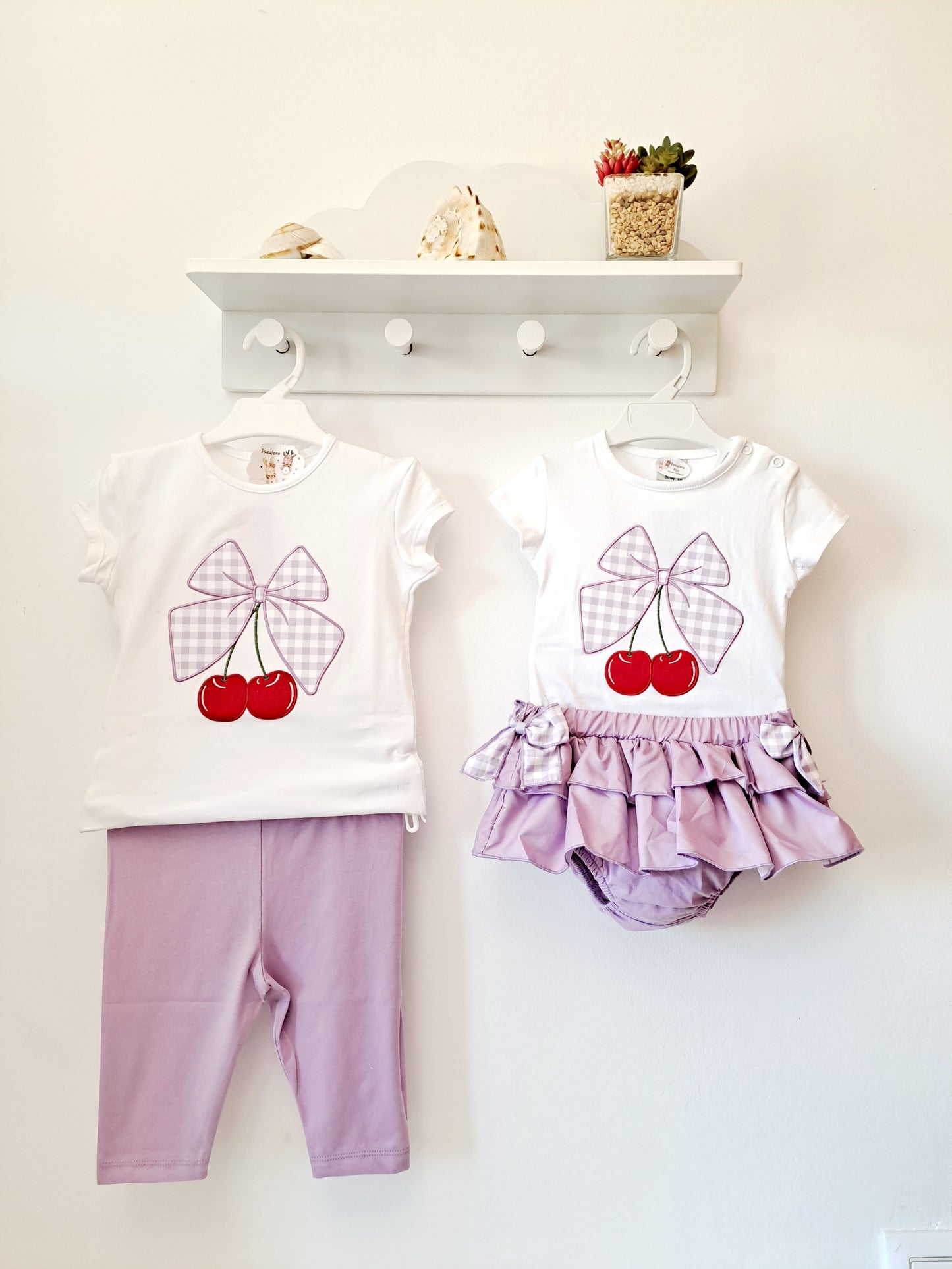 Conjunto Cereza Vichy