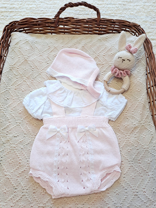 Conjunto Tirantes Blusa Rosa