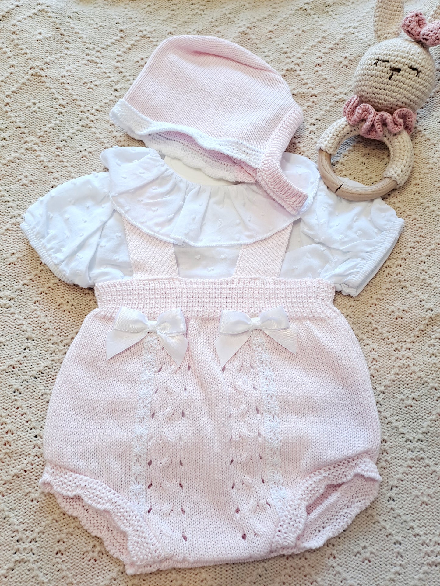 Conjunto Tirantes Blusa Rosa