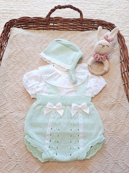 Conjunto Tirantes Blusa Verde Agua